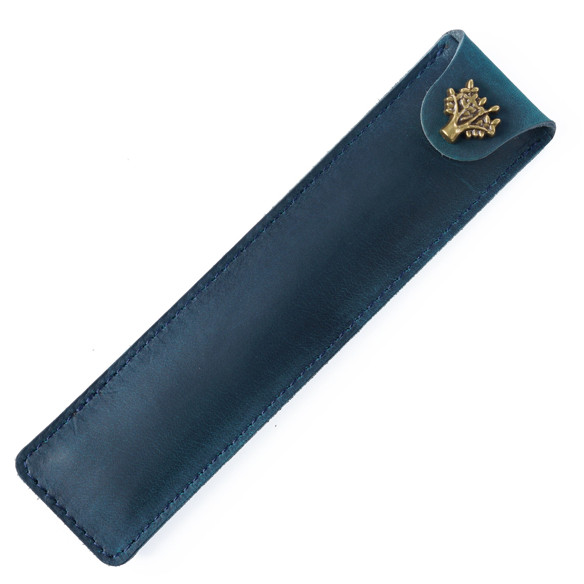 Wholesale Vintage Handmade Top Layer Cowhide Pencil Case